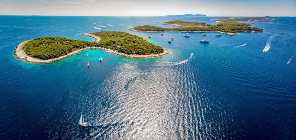 The Paklinski islands are located off the southwest coast of the island of Hvar ©SDZ
