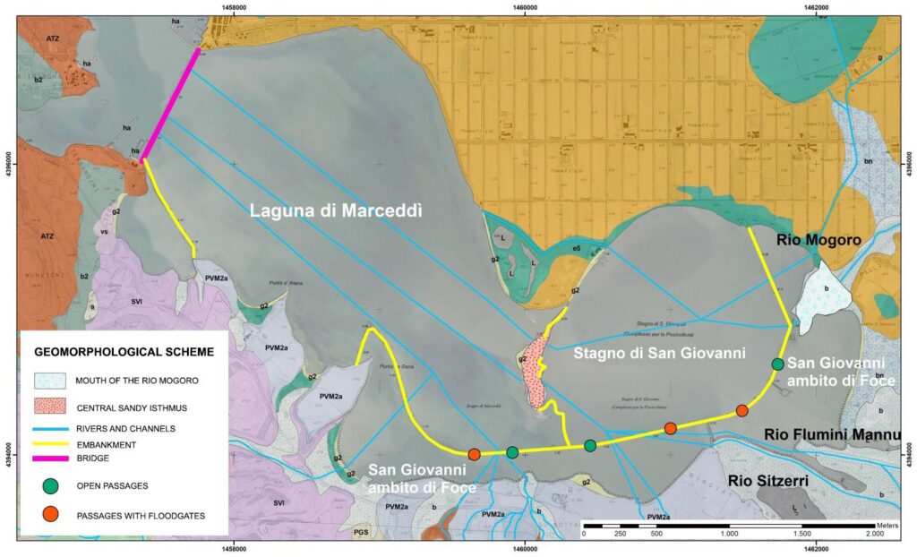 Map 2: Zoom on the wetland of the NBS implementation ©MEDSEA