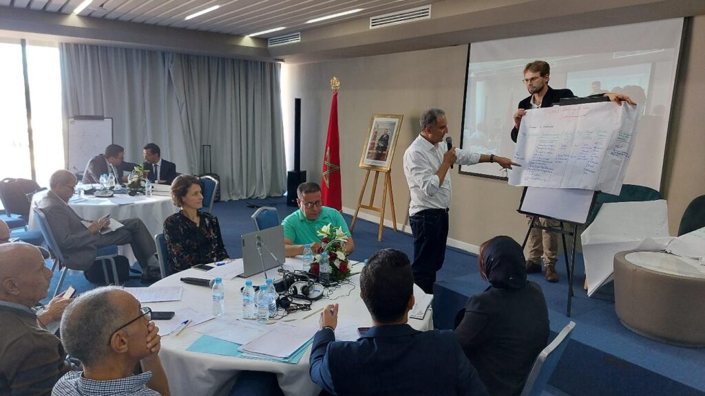 Second coastal plan TTA workshop, restitution after the participative Climagine group work.