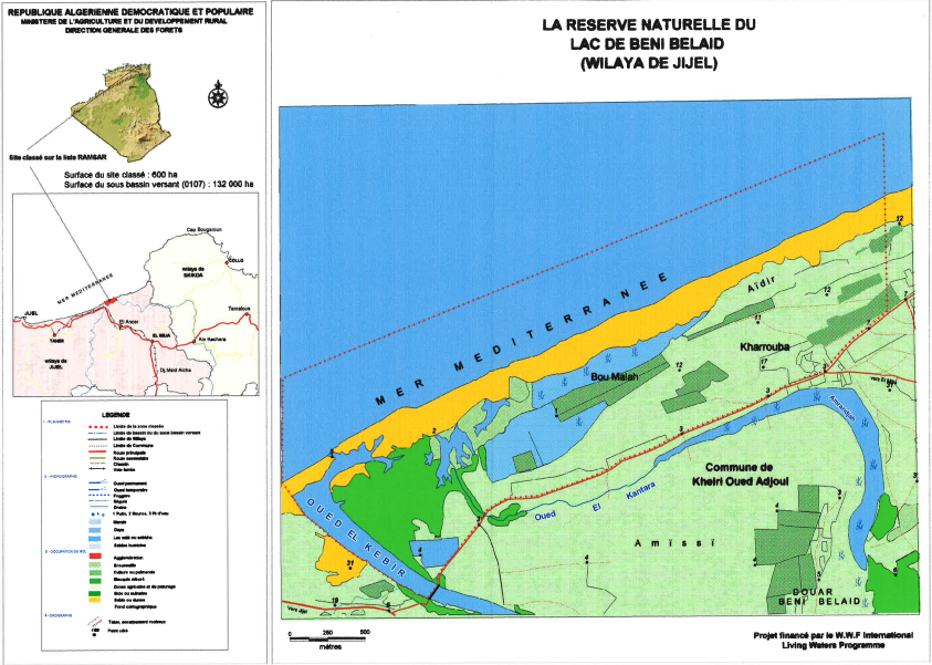 La reserve naturelle du lac de beni belaid